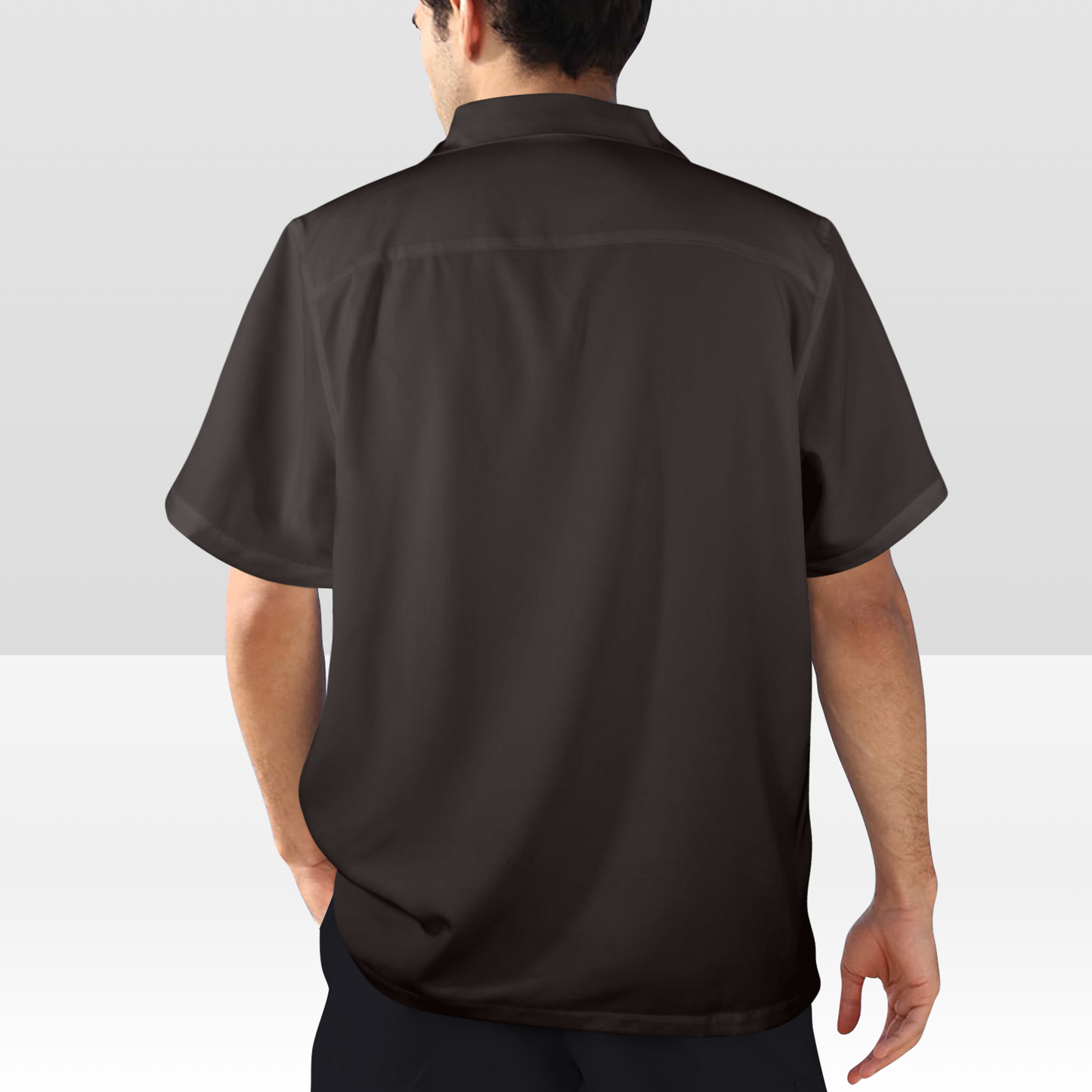 Custom Design Men's Hawaiian Shirt – Personalized Summer Short Sleeve Button-Up