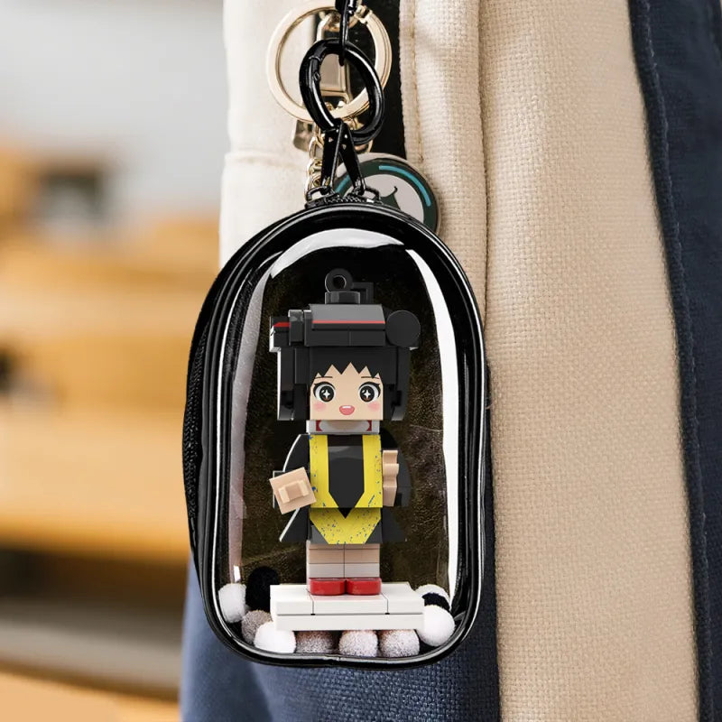 Custom Full-Body Mini Brick Figures – 1 Person – Graduation Gift