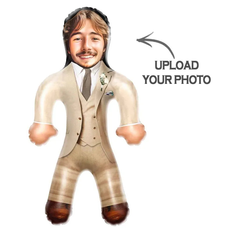Personalized Groom Blow Up Dolls Inflatable Doll for Funny Wedding Gifts 2