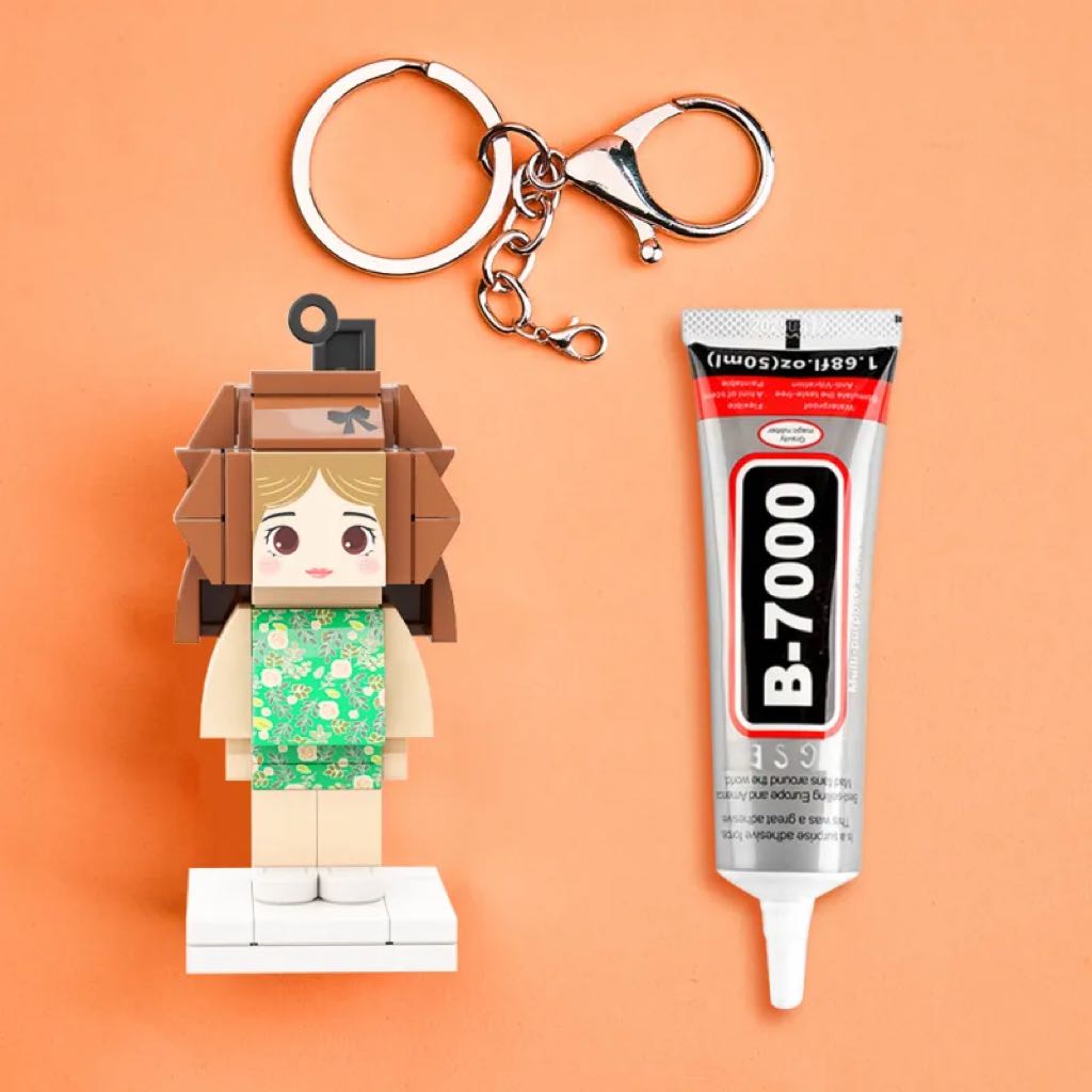 Customizable 1 Person Custom Mini Brick Figures Small Particle Block 