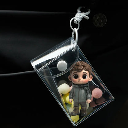 Custom 3D mini figure from photo, personalized toy gift by MadeMine, featuring a 1-person 3D figurine for kids' keepsakes.