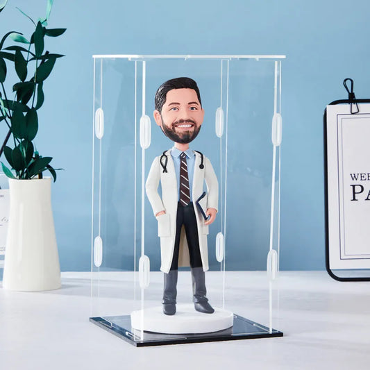 Acrylic Display Case for Bobbleheads - Dustproof