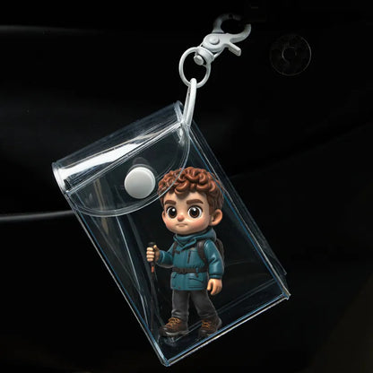 Custom 3D mini figure from photo, personalized toy gift by MadeMine, featuring a small, detailed 1-person 3D figurine.