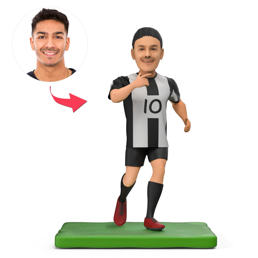 Soccer Stars Argentinië Dybala-shirt viert het scoren met een op maat gemaakte bobblehead met gegraveerde tekst