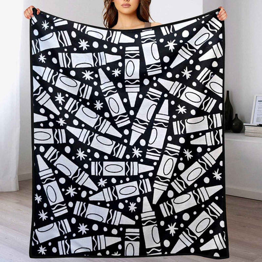 Coloring Blanket with Washable Markers | DIY Creative Gift