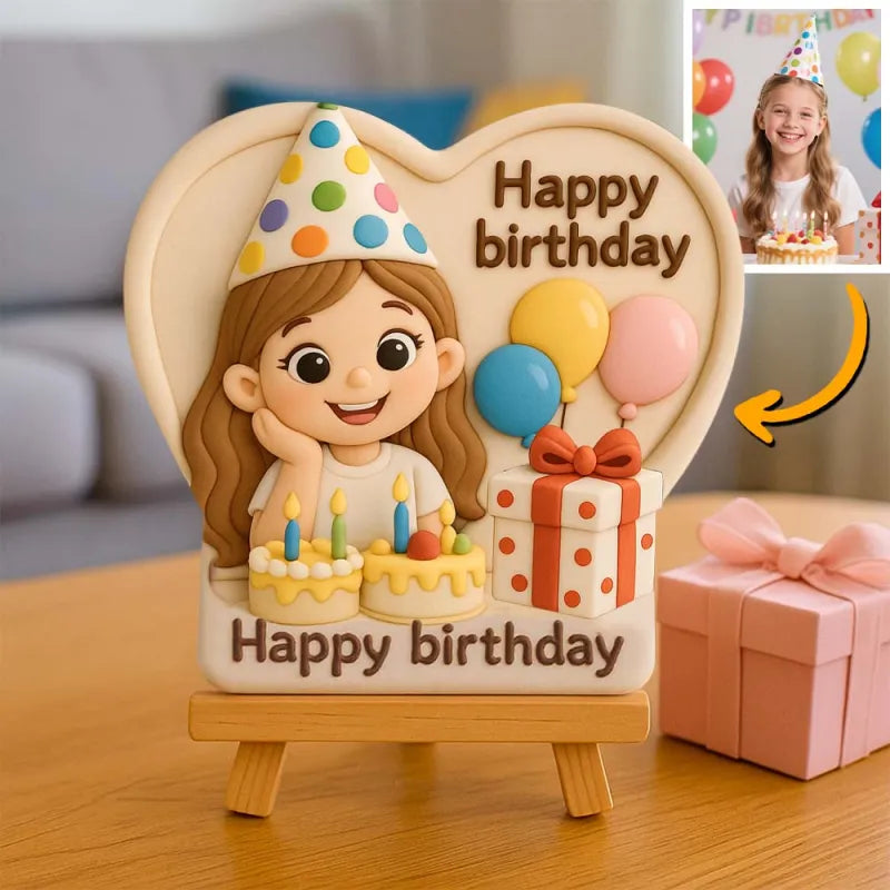 Custom 3D Wedding Figurine with Wooden Holder - Personalized Bride & Groom Gift - Mini Brick Custom