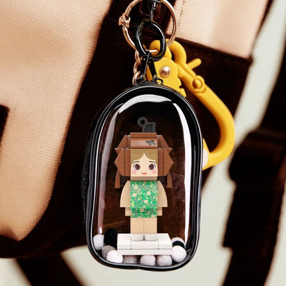 Brick Mini Figure Keychain – 1 Person – Full Body