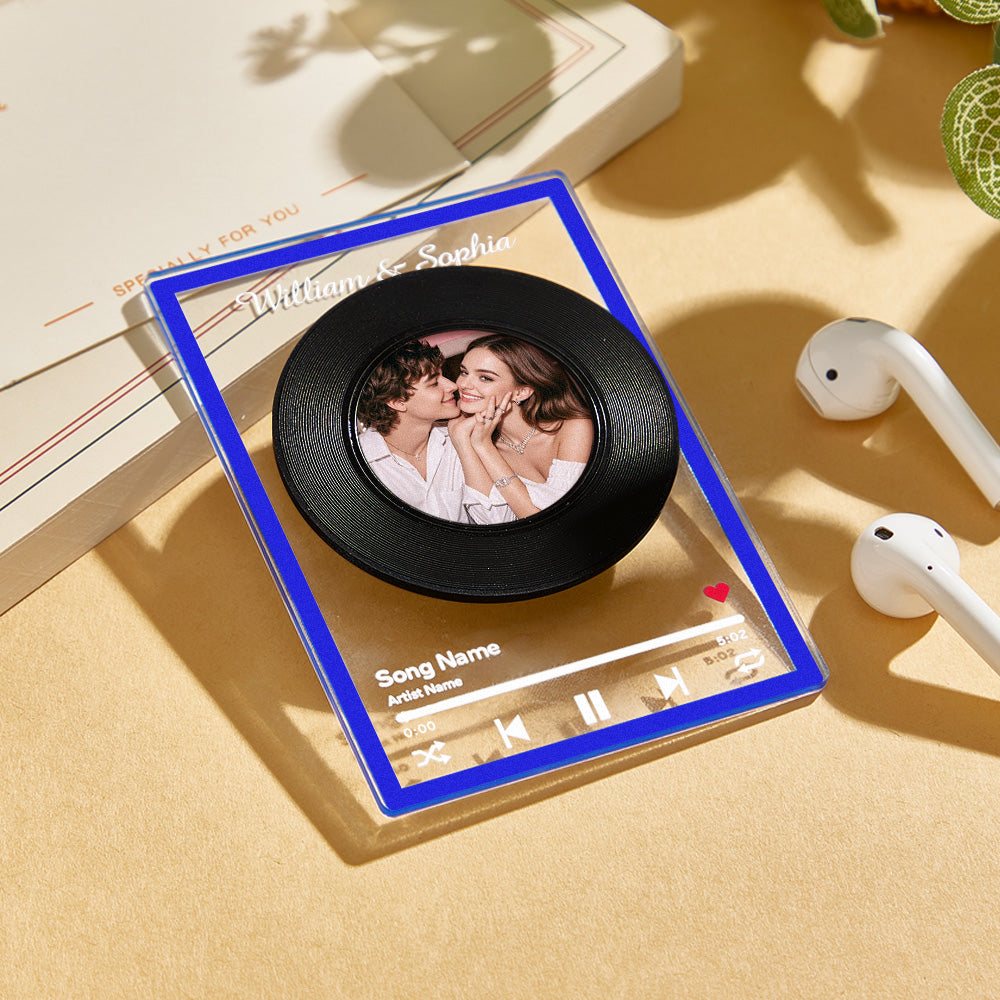 NFC Vinyl Record – Personalized Music Gift - Mini Brick Custom