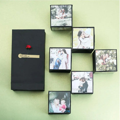 DIY Custom Surprise Explosion Bounce Box with 1-6 Photos Party Favors