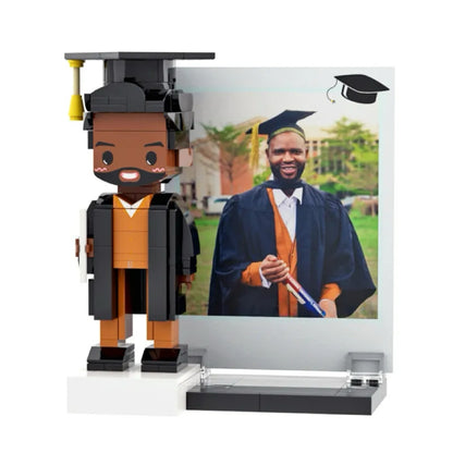 Full Body Brick Figure – 1 Person – Graduation Edition