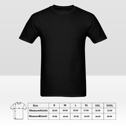 Custom Double-Sided Men's T-Shirt – Design Front & Back Your Way