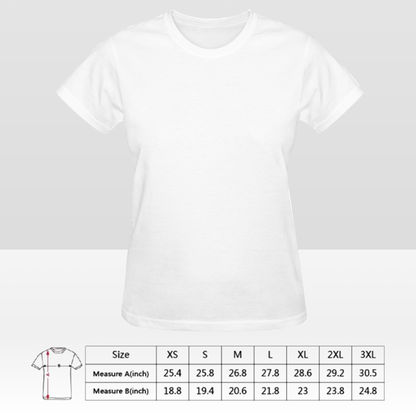 Custom One-Sided Women's T-Shirt – Personalized Front Design Tee for Daily Wear or Promotion