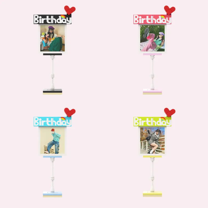Custom Full-Body Brick Figures – 1 Person with Photo & Text – Birthday Gift for Her