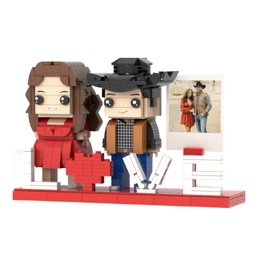 Full Body Custom 2 people Brick Figure