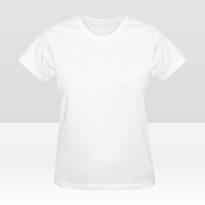 Custom One-Sided Women's T-Shirt – Personalized Front Design Tee for Daily Wear or Promotion