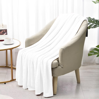 Personalized One-Sided Flannel Blanket with Custom Design – Cozy Gift for Every Occasion