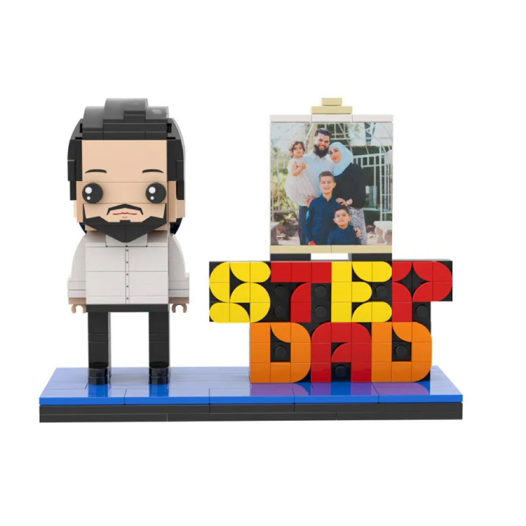 Stiefvaderdag cadeau – gepersonaliseerd LEGO poppetje
