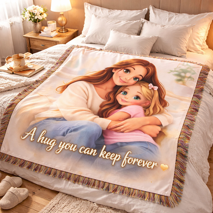 Custom anime photo fleece blanket with personalized cartoon design, soft fleece throw, perfect for cozy, unique gifts.