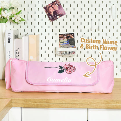 Personalized Birth Flower Heating Rod Storage Bag 3