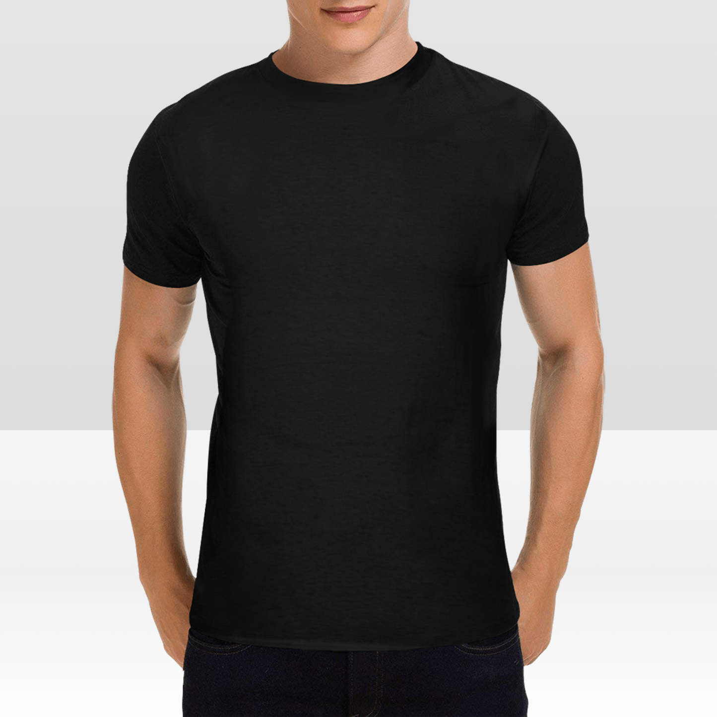 Custom Double-Sided Men's T-Shirt – Design Front & Back Your Way