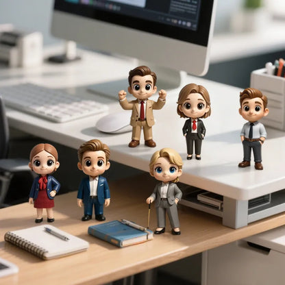 Custom Made 3D Mini Figure Office Desk Figurine Based on Your Picture 