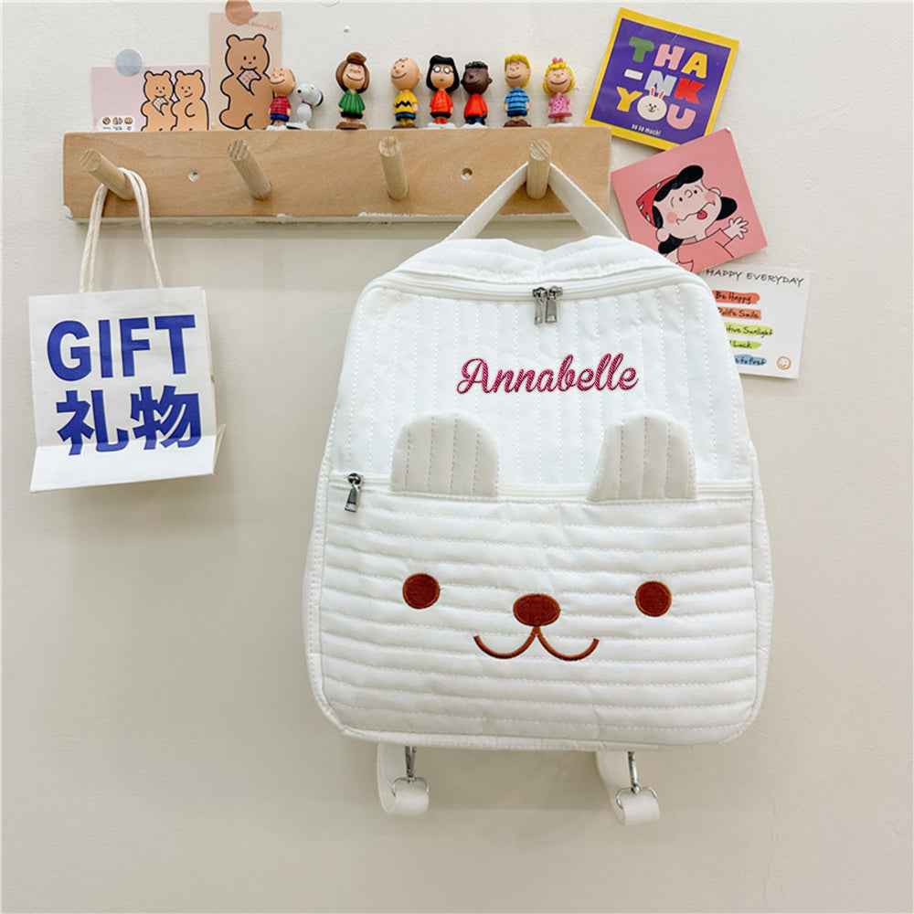 Personalized Name Embroidery Backpack Custom School Bags Gift for Kids
