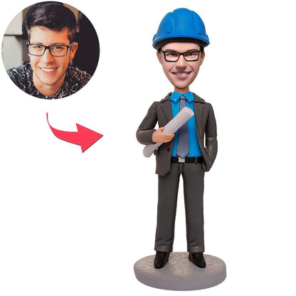 Persoonlijke bobblehead – met gezicht naar keuze
