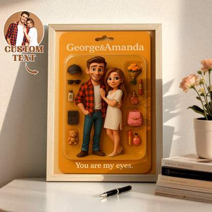 Custom Cartoon Figure Portrait – Printed Frame