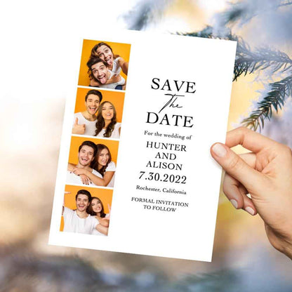 Custom Save the Date Cards – Personalized Wedding Photo Cards | Unique Announcement Gift