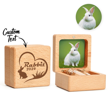 Personalized Pet Fur Wooden Keepsake Box Loss of Pet Memorial Gift for Pet Owner5