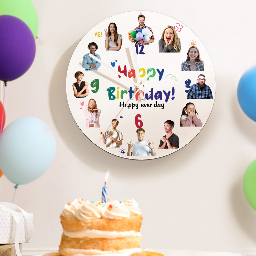 Clock with Custom Photo Engraving