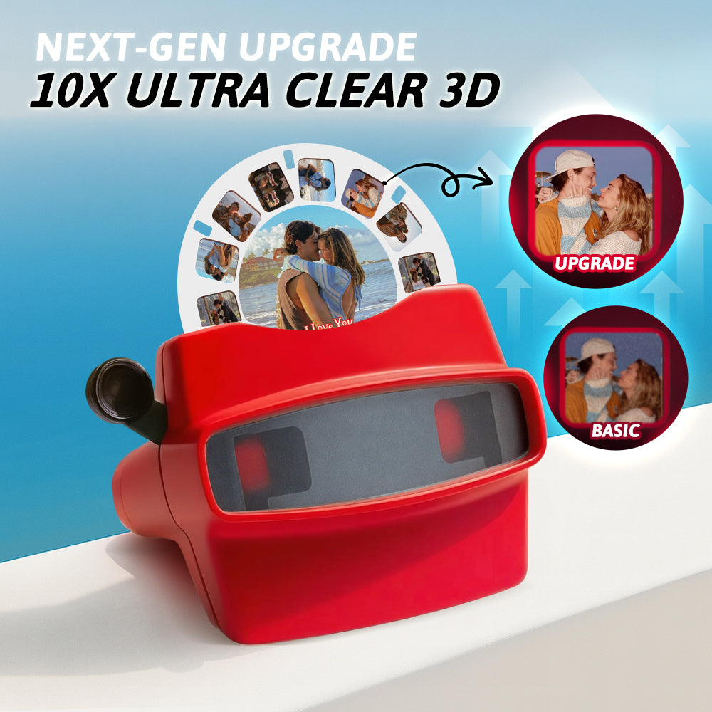 Custom 3D Viewfinder with Reel – Ultra-Clear Personalized Photo Viewer