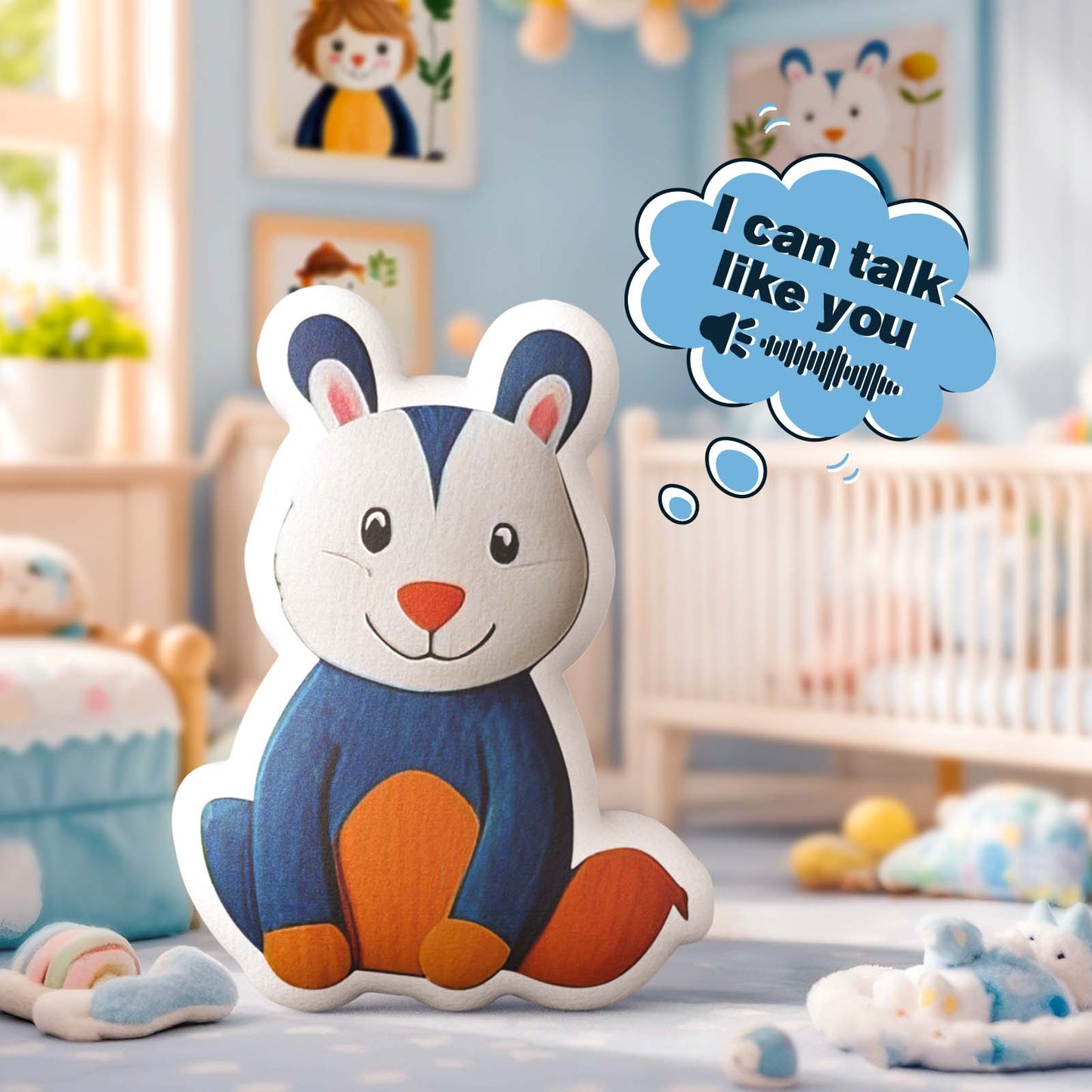 Custom Kids’ Drawing Sound Plush – Personalized Hand-Drawn Recording Shaped Doll 2