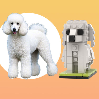 Custom Full-Body Brick Figure – 1 Giant Poodle