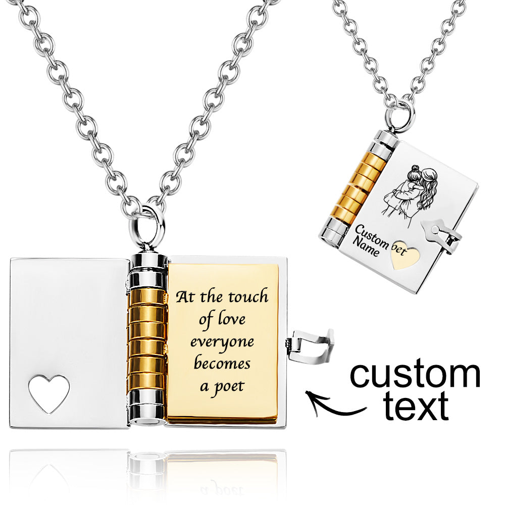 Personalized My Little Star Book Necklace