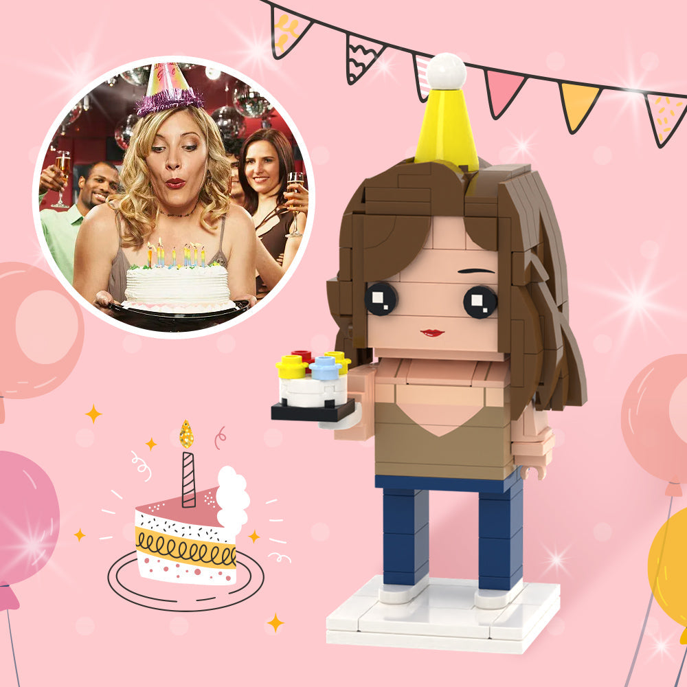 Birthday Gifts for Girlfriends Full Custom Brick Figures