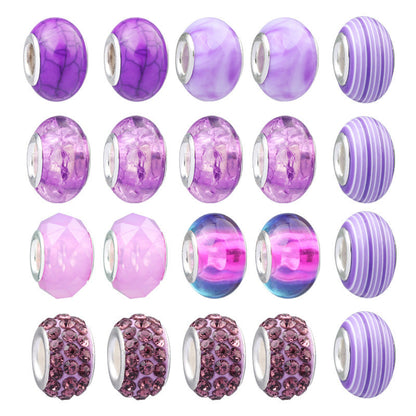 DIY Bracelet Making Kit with Beads Colorful Bracelets Set with Gift Box Gift for Girls