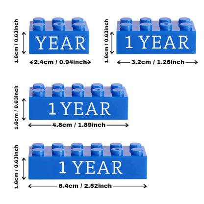 Building Block Gifts Custom Text Induction Gift Company Age Building Blocks Multi-Color Different Size Building Block Gifts 4