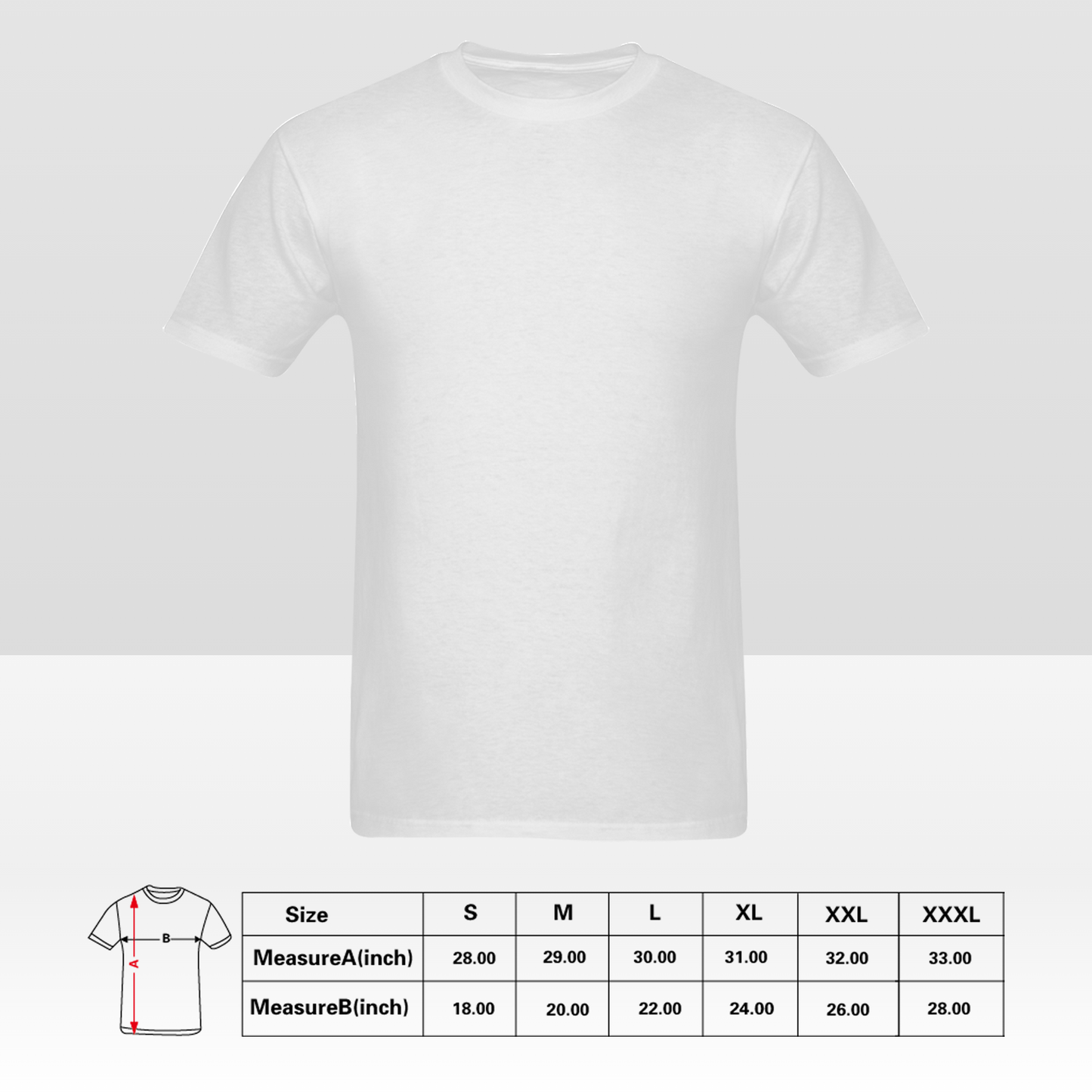Custom Double-Sided Men's T-Shirt – Design Front & Back Your Way