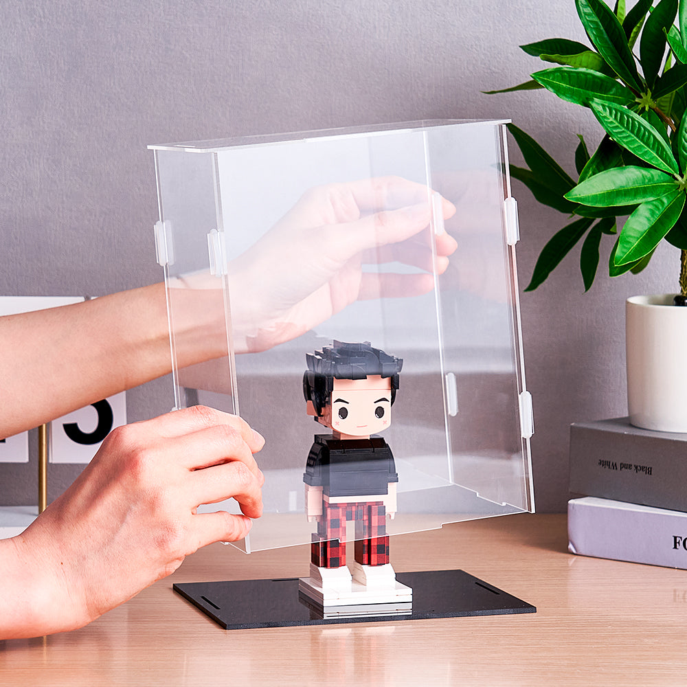 Acrylic Display Case for 1 Brick Figure - Dustproof