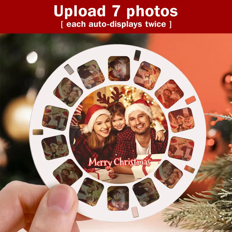 MadeMine custom 3D viewfinder with reel displaying a personalized photo viewer in vibrant colors and clear detail.