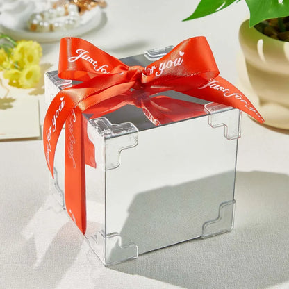 Custom Photo Tulip Infinity Mirror Box by MadeMine showcasing a personalized light gift with a floral tulip design and reflective interior.
