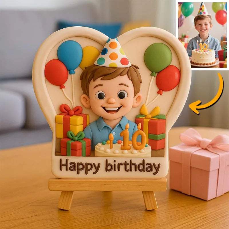 Custom 3D Wedding Figurine with Wooden Holder - Personalized Bride & Groom Gift - Mini Brick Custom