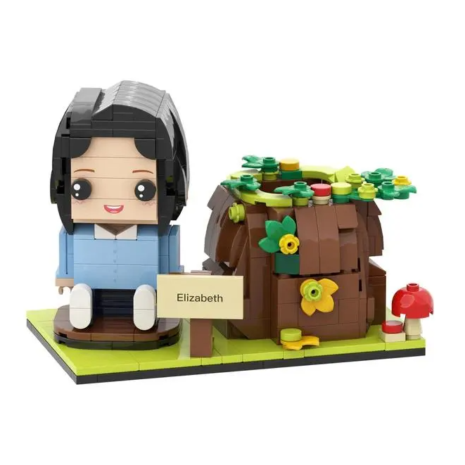 Custom Brick Figures Pen Holder Personalized 2