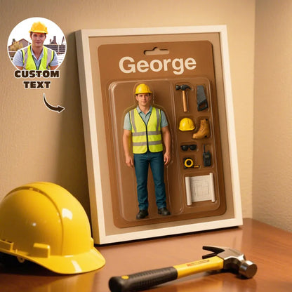 Fully Body Custom Action Figure Portraits | Personalized Toy Box Art | Custom Photo Frame Decorations