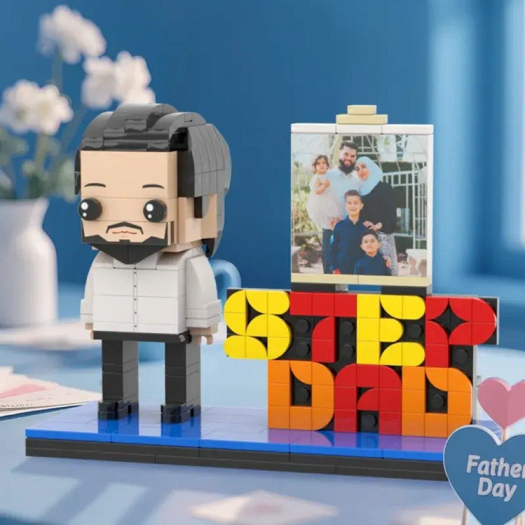 Vaderdag cadeau – gepersonaliseerd LEGO poppetje
