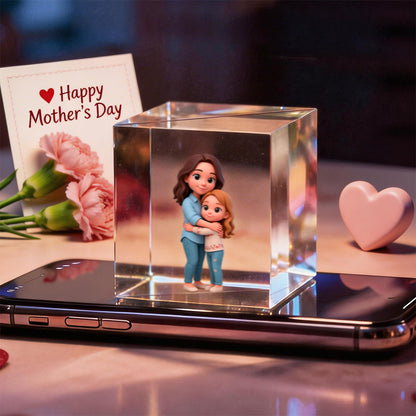 3D Cartoon Double-Person Hologram Video